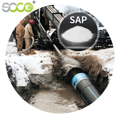 Harga yang bagus Sodium Polyacrylate SAP Super Absorbent Polymer untuk Pengolahan Air on line